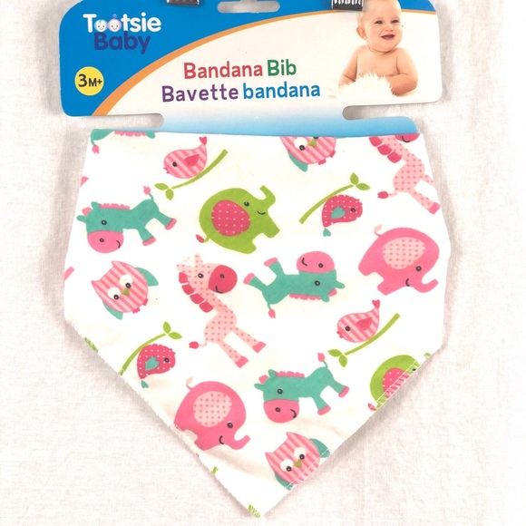 🌈5/$20 Baby bandanna NWT